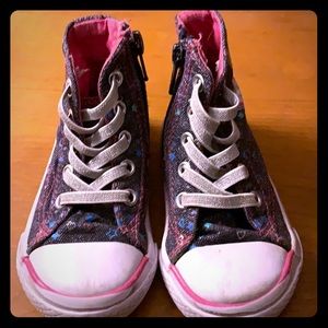 Girls High Top Sneakers